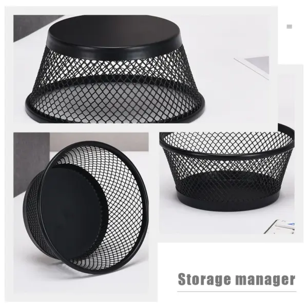 2 Pack Mesh Paperclip Storage Holders - Image 3