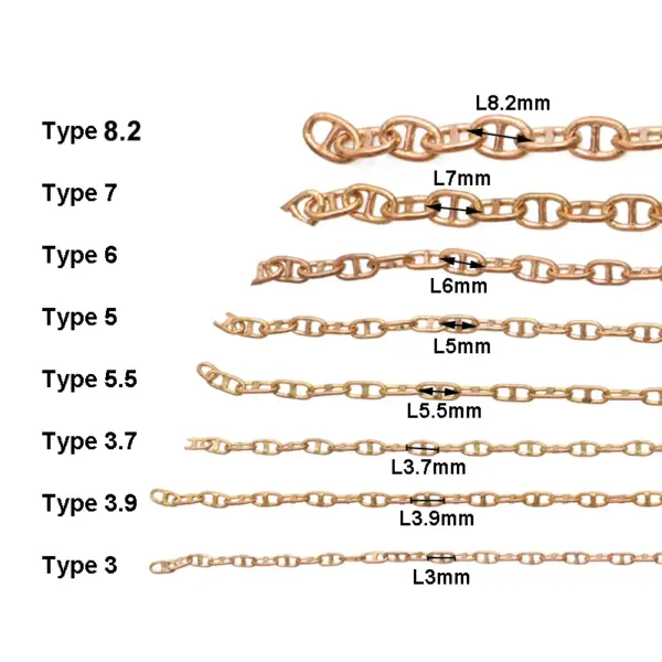 Copper Railing Chain for RC Boats 300mm - Image 6