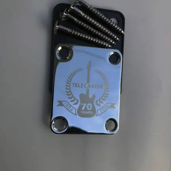 Custom Neck Plate for Strato and Tele Guitars - Image 6
