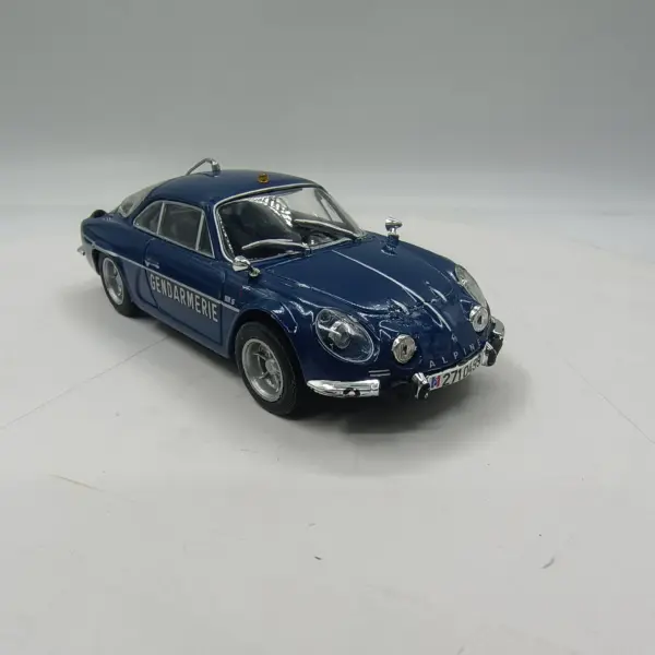 Diecast 1:43 Alpine A110 Classic Police Model - Image 4