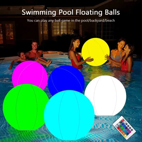 Luminous LED Garden Ball for Pool Parties