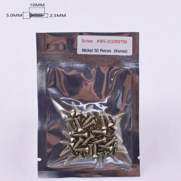 Pack of 10 Quality Pickguard Screws for Guitar - Image 9