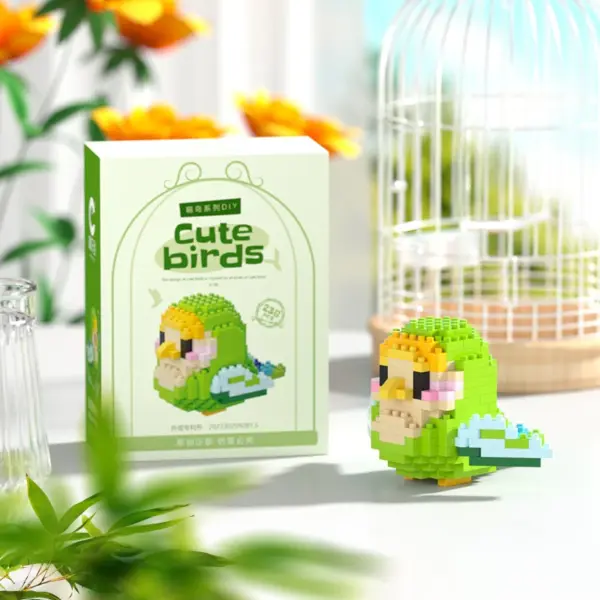 3D Cute Parrot Building Blocks Model - Image 15