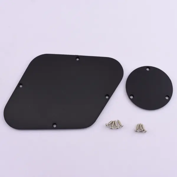 LP Electric Guitar Back Cover Plate Black - Image 9