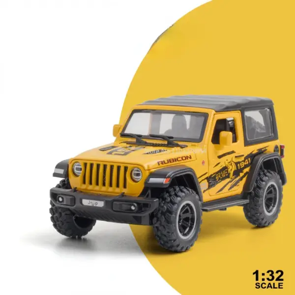 1/32 Wrangler Rubicon Alloy Diecast Model Car - Image 10