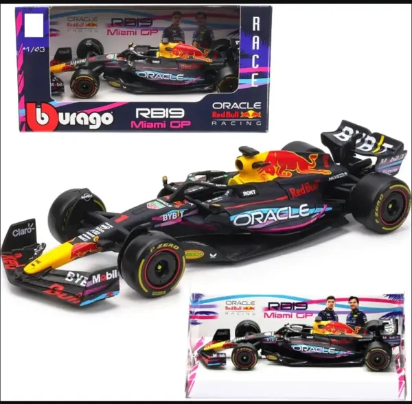Bburago 1:43 Red Bull RB19 Diecast Model