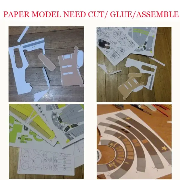 Hand-painted Paper Model DIY Architecture Kit - Image 2
