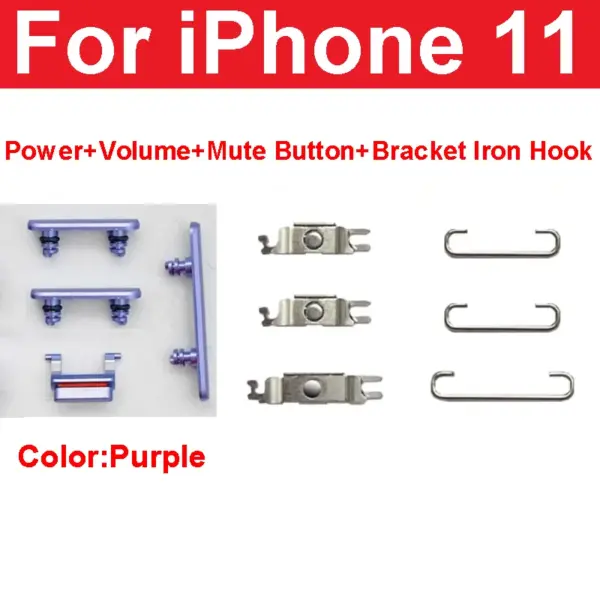iPhone 11 Power & Volume Button Set - Image 12