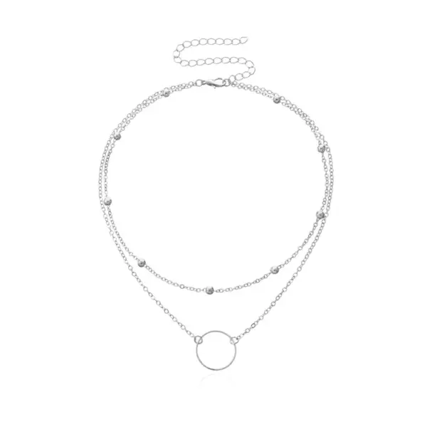 Bohemian Pearl Charm Necklace with Crystal Details - Image 19