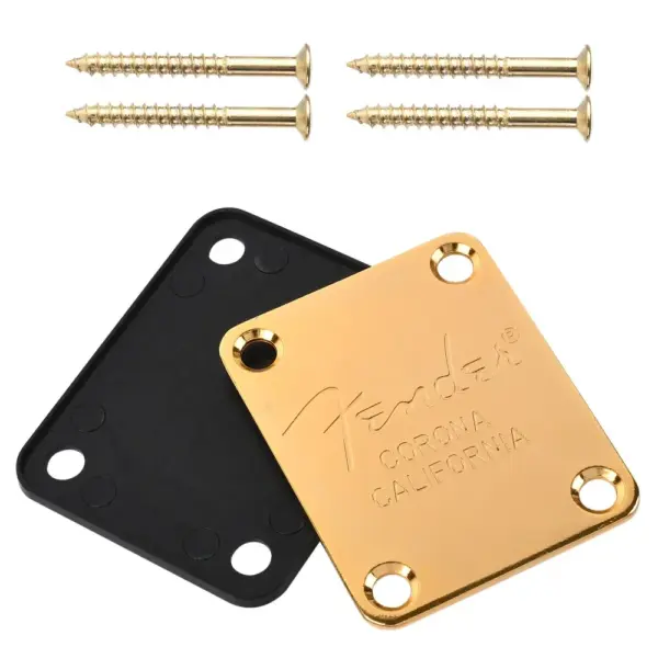 Vintage Iron Neck Plate for Electric Guitars - Image 5