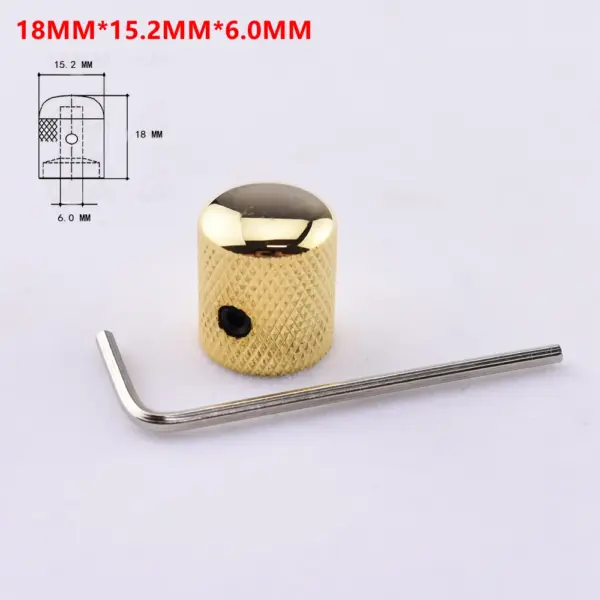 Dome Metal Knob for Electric Guitar Bass - Image 11