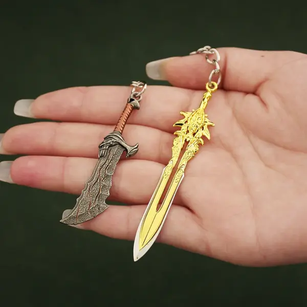 Mini God of War 4 Kratos Keychain - Image 5