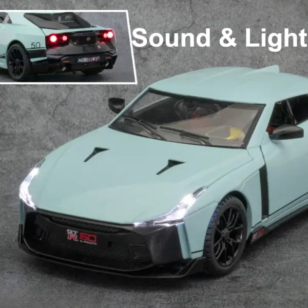 1:24 Scale GTR50 Diecast Model Car with Sound - Image 3