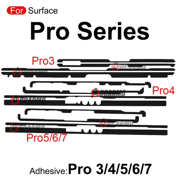 Pro5 Pro9 Pro7 Surface LCD Screen Frame Stickers - Image 6