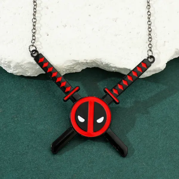 Marvel Deadpool & Wolverine Heart Pendant Set - Image 8