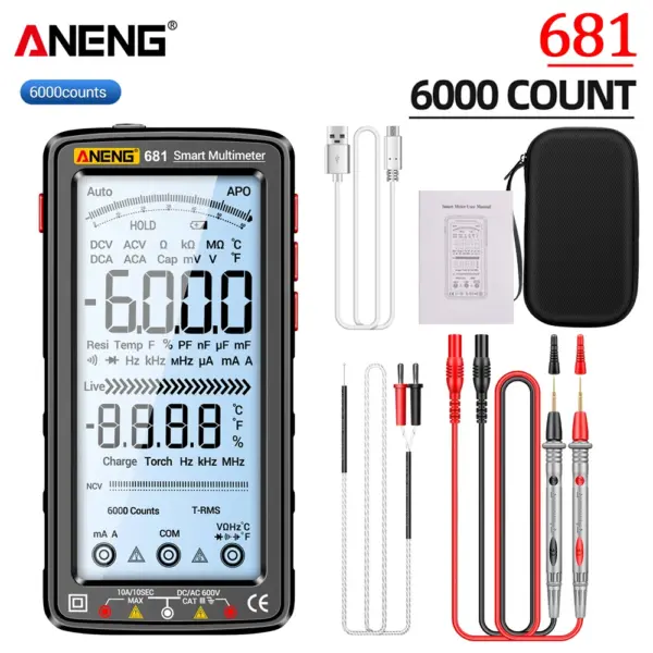 ANENG 683 Smart Digital Multimeter 6000 Counts - Image 10