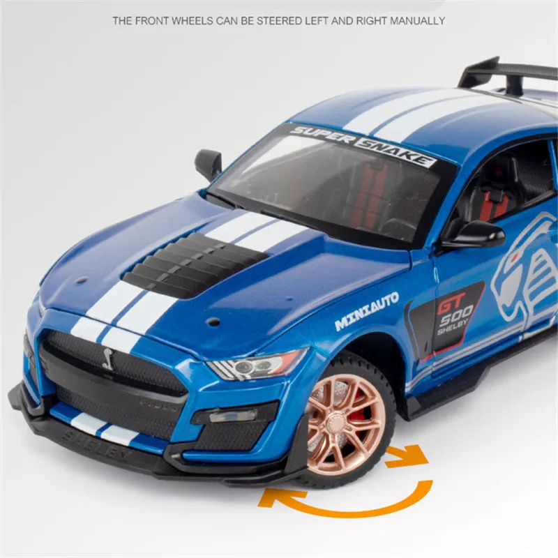 1:24 Ford Mustang Shelby GT500 Diecast Model 6 1:24 Ford Mustang Shelby GT500 Diecast Model - Image 6