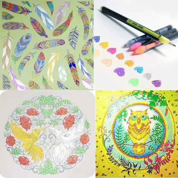 48 Pcs Glitter Gel Pen Set for Art - Image 5
