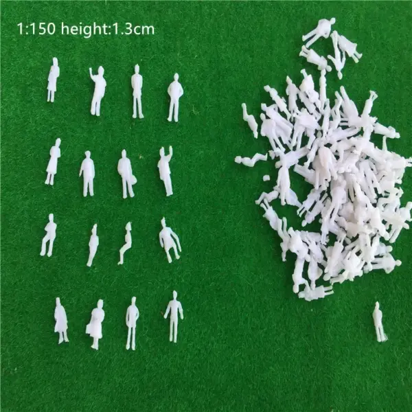 300pcs Mixed Miniature Architect Model Figures - Image 9