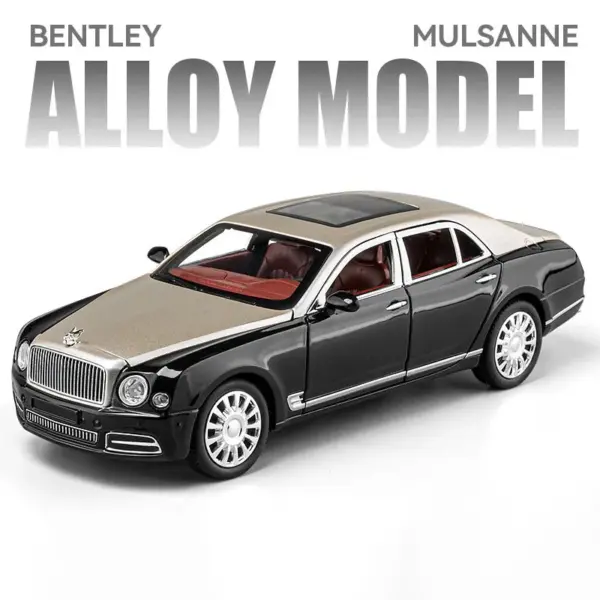1:24 Bentley Mulsanne Model Car with Lights - Image 7