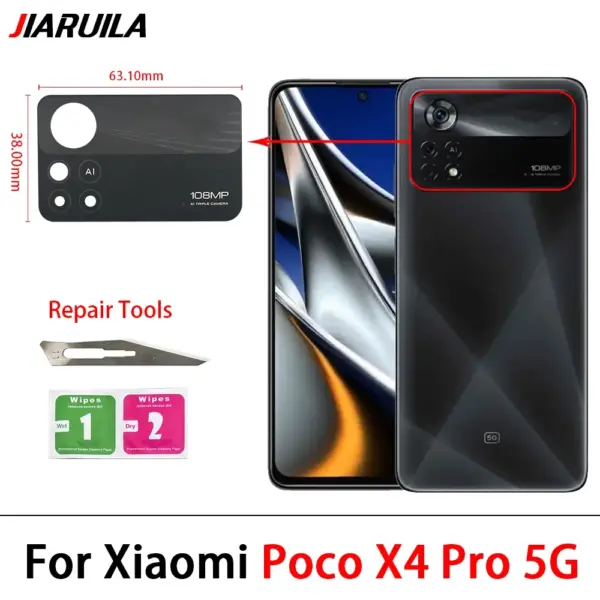 5Pcs Poco Camera Lens Covers with Tools - Image 10