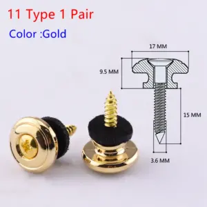 Guitar and Bass Strap Button Pins Set 29 Se3b22aacf7ba4191b7f182e4e362c807R
