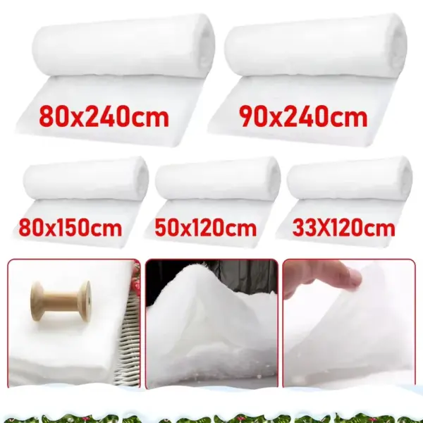 Artificial Snow Blankets for Winter Decor - Image 2