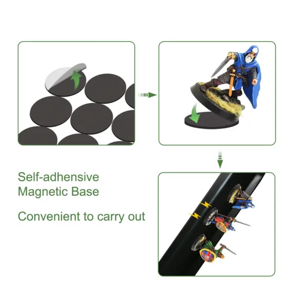 100pcs 25mm Round Magnetic Model Bases - Image 4