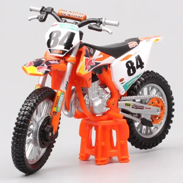 1:18 KTM 450 SX-F Factory Edition Motorcycle Model - Image 4