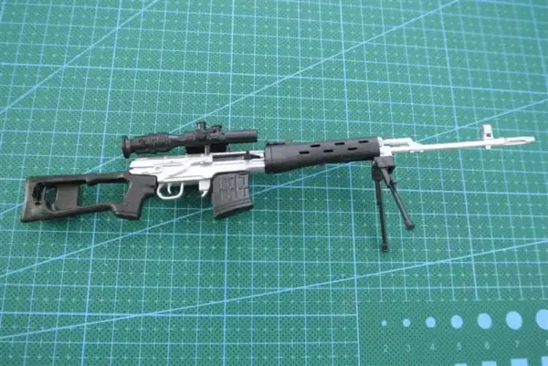 1/6 Scale SVD Sniper Rifle Model Black - Image 6