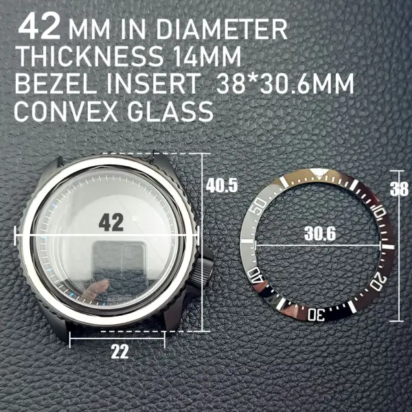 N H35 42mm Stainless Steel Watch Case - Image 5