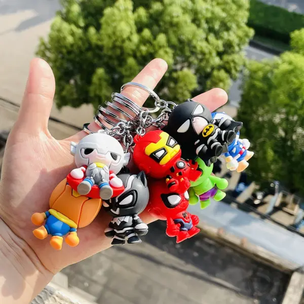 Marvel Avengers Keychain Set with Iron Man - Image 4