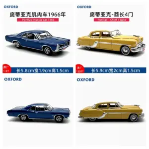 1966 Pontiac Muscle Car Diecast Model 1:87