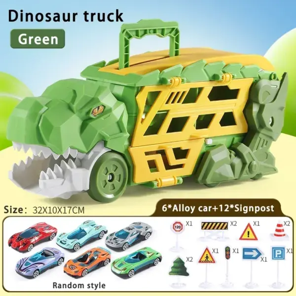 Transport Dinosaur Truck with Race Track - Image 7