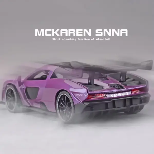 1/32 Senna Car Model Metal Diecast Vehicle - Image 3