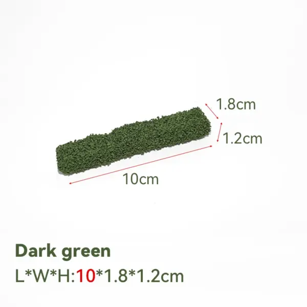 50cm 1m Green Shrub Strips Miniature Model - Image 18