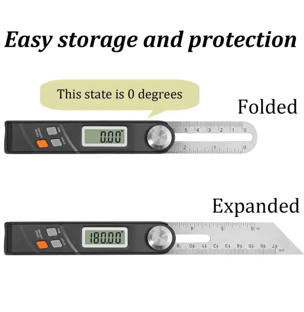 Digital Angle Ruler 360 Degree Protractor Tool - Image 6