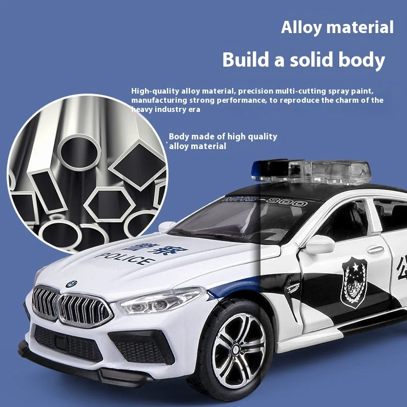 1:32 BMW M8 Diecast Model Car Decorations 4 1:32 BMW M8 Diecast Model Car Decorations - Image 4