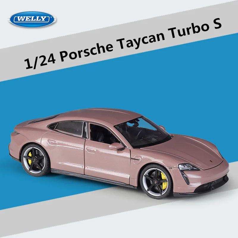 Welly 1:24 Porsche Taycan Turbo S Diecast Model 8 Welly 1:24 Porsche Taycan Turbo S Diecast Model - Image 8