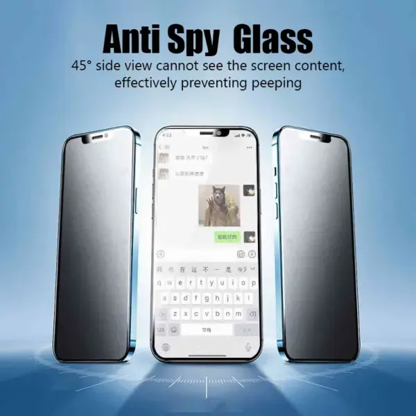Privacy Glass for iPhone 14 13 12 11 Anti Spy - Image 4