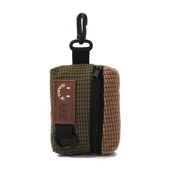 Brown Corduroy Cycling Sports Backpack - Image 7