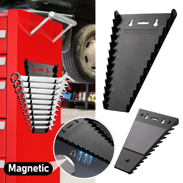 Magnetic Wrench Organizer with 24 Slots
