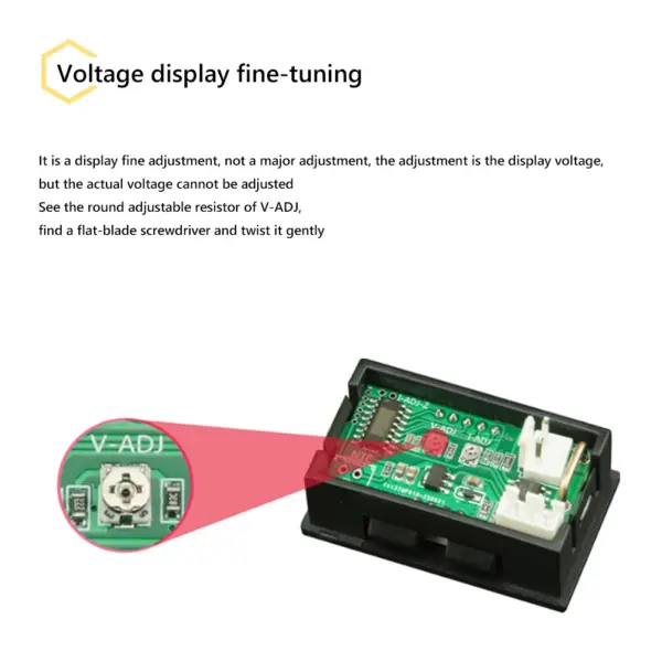Digital Voltmeter Ammeter 10A 50A 100A Panel - Image 5
