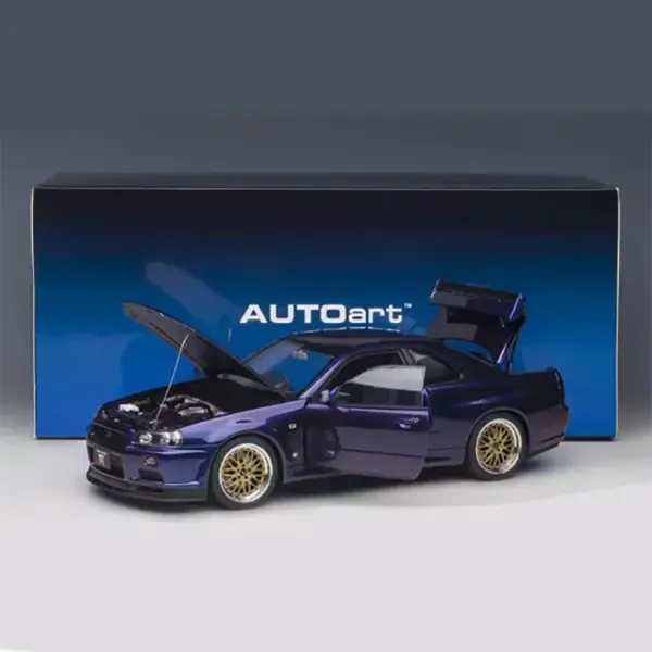 AUTOART 1:18 Skyline GT-R34 V-Spec Model - Image 6