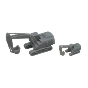 5PCS Resin Caterpillar Excavators 1/700 1/350