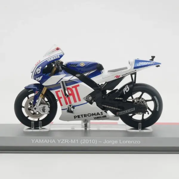 1:18 Diecast Yamaha YZR-M1 Motorcycle Model - Image 5