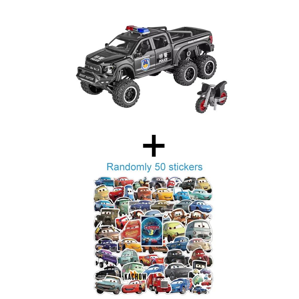 1/28 Raptor F150 Diecast Police Car Model 9 1/28 Raptor F150 Diecast Police Car Model - Image 9