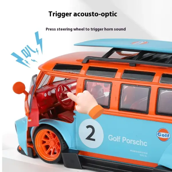 Volkswagen T1 Bus Diecast Model 1:24 Scale - Image 6