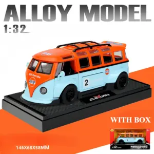 Volkswagen T1 Bus 1:32 Diecast Model Car 20 Se5e7e2d15c5e4b06a8cb5d994efa12daw