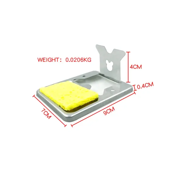 High-Temperature Soldering Iron Stand with Sponge - Image 3